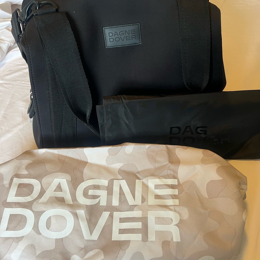 Dagne Dover Black Medium Landon Carryall Duffle